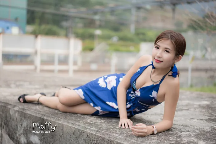 [Mzsock] NO.052 Polly high-slit long skirt, high heels and beautiful legs travel photo street photography#[60P]-57