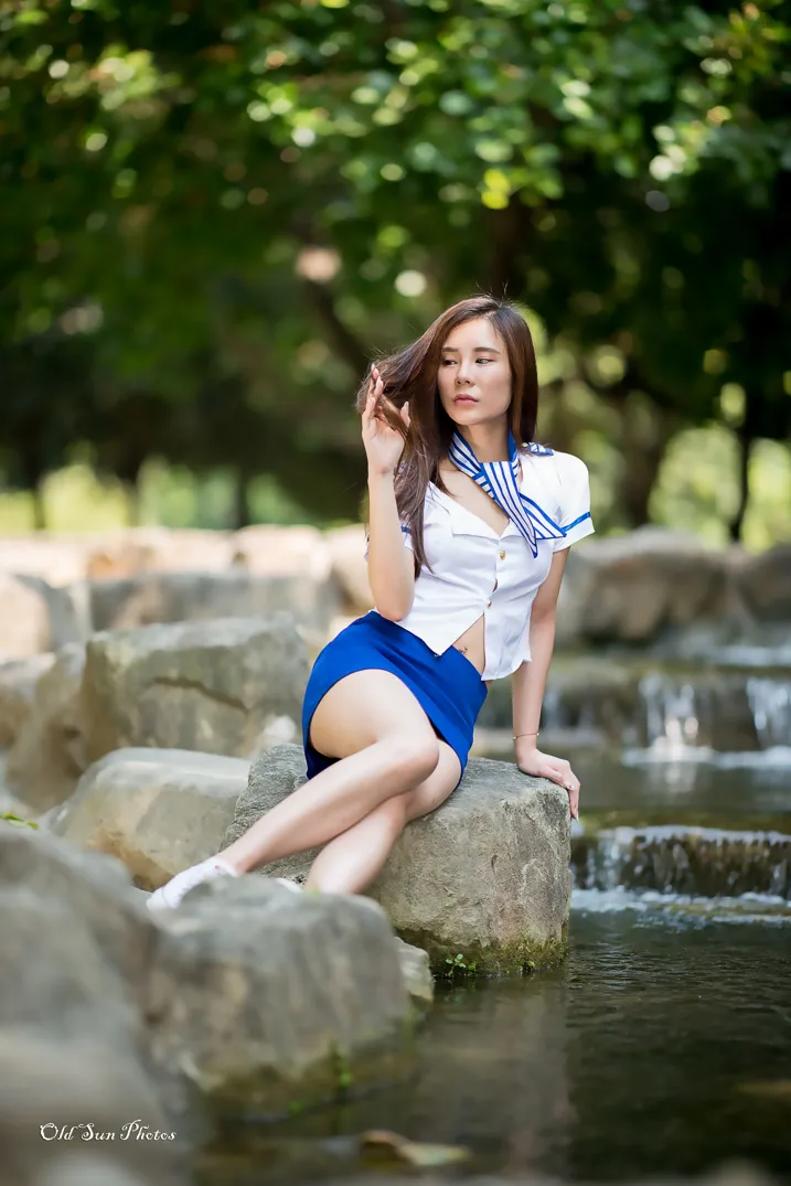 [Mzsock] NO.184 Chen Lixuan stewardess style beautiful legs street photography#[105P]-37